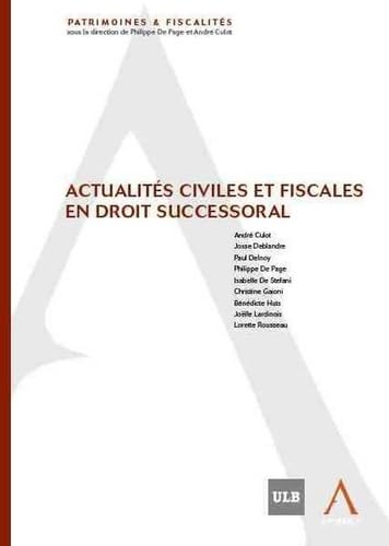 actualités civiles et fiscales en droit successoral book