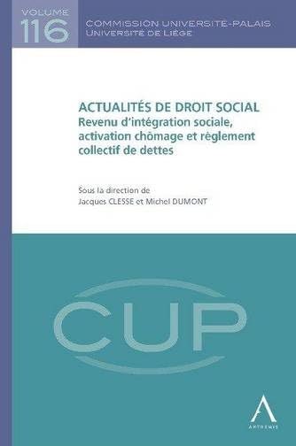 ACTUALITÉS DE DROIT SOCIAL - REVENU D'INTÉGRATION SOCIALE, ACTIVATION CHÔMAGE ET: SOUS LA DIRECTION DE: JACQUES CLESSE, MICHEL DUMONT book