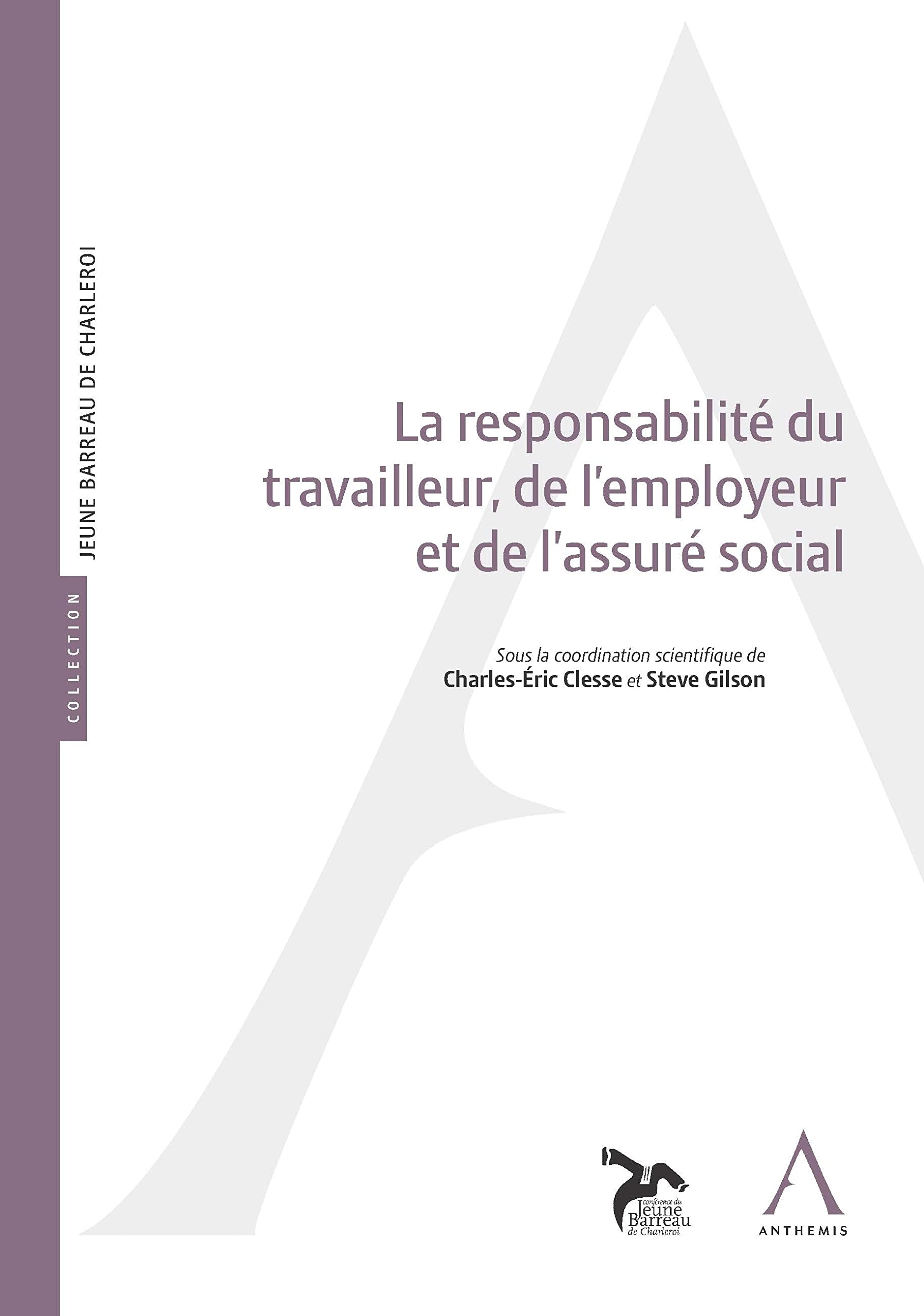 LA RESPONSABILITÉ DU TRAVAILLEUR, DE L'EMPLOYEUR ET DE L'ASSURÉ SOCIAL: SOUS LA COORDINATION DE: CHARLES-ERIC CLESSE, STEVE GILSON book