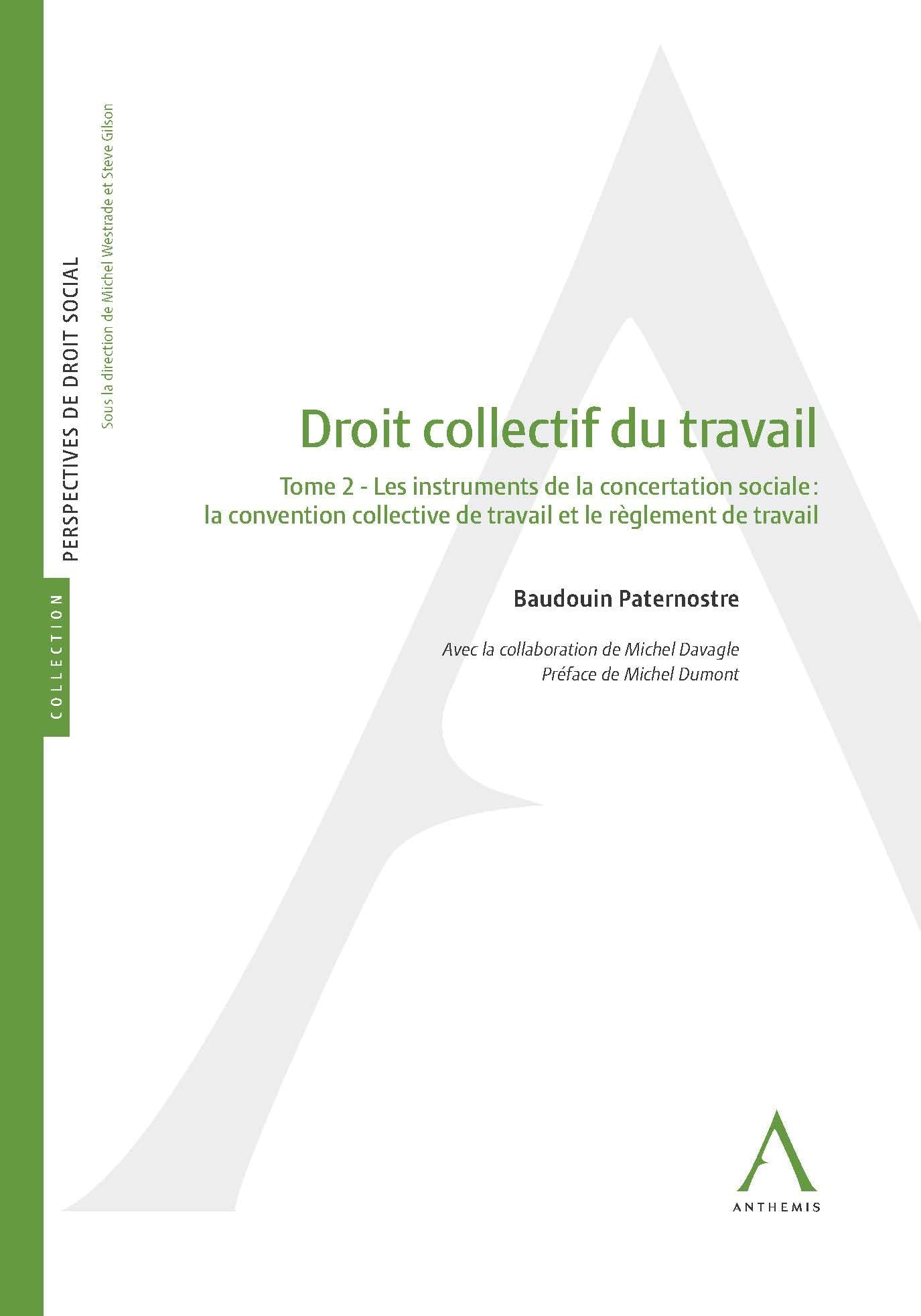 DROIT COLLECTIF : CCT ET RÈGLEMENT DE TRAVAIL (2) book