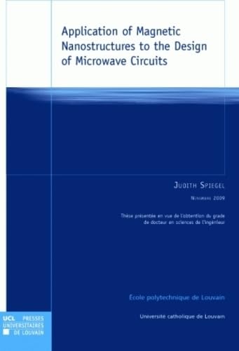 Application of Magnetic Nanostructures to the Design of Microwave Circuits book