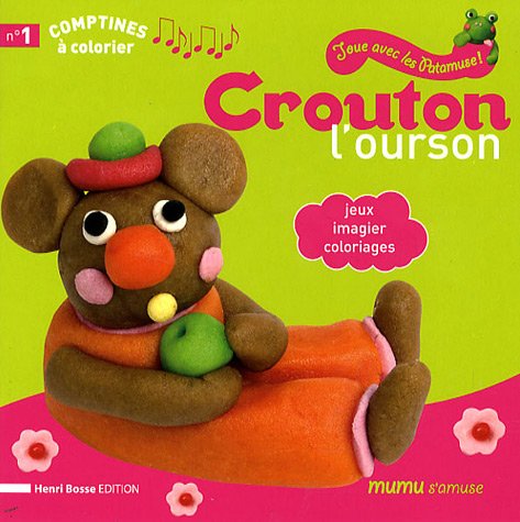 Crouton l'ourson: Jeux, imagier, coloriages book