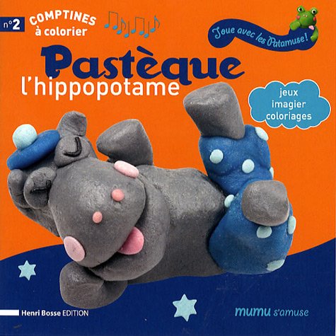 Pastèque l'hippopotame: Jeux, imagier, coloriages book