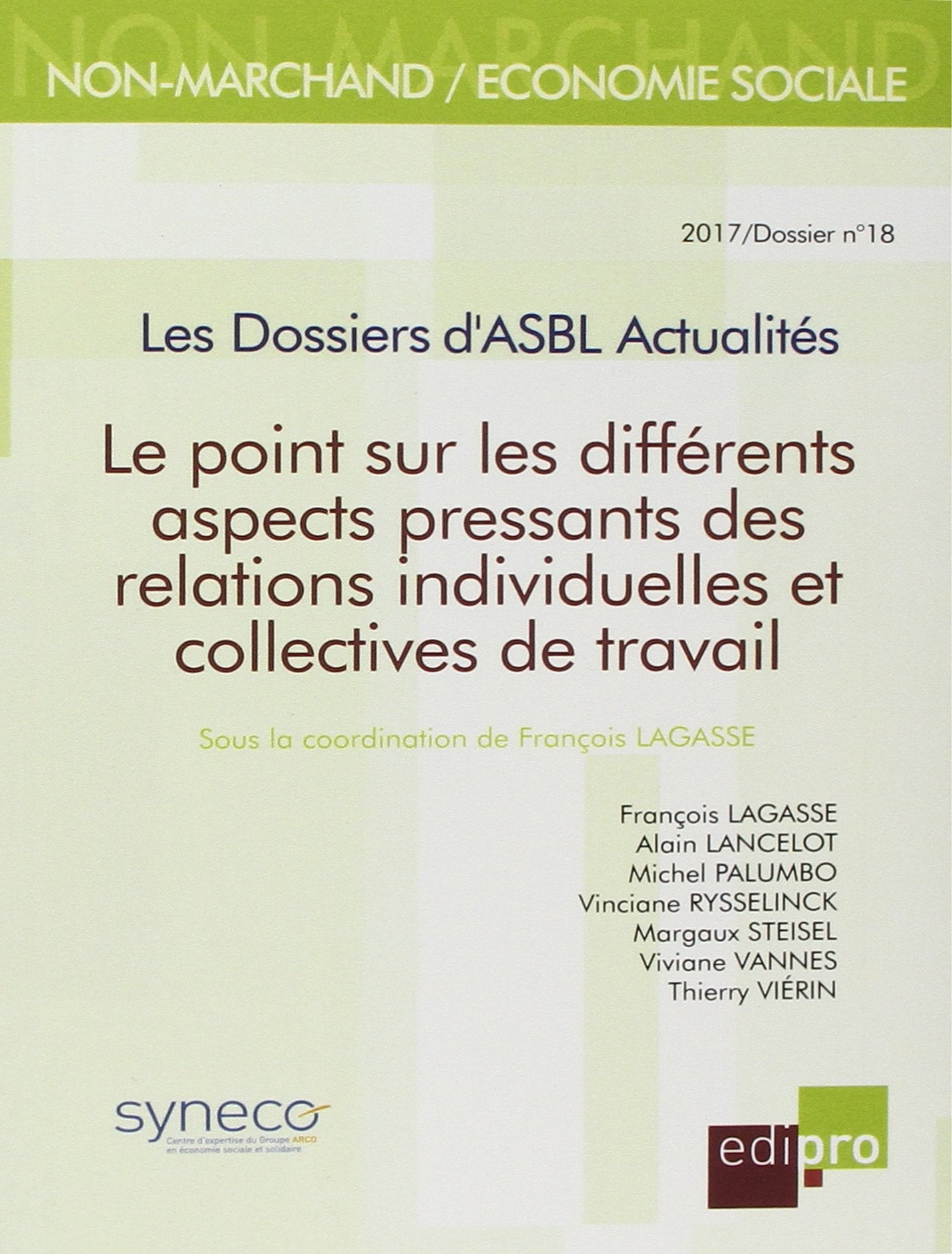 POINT SUR DIFFERENTS ASPECTS PRESSANTS DES RELATIONS INDIV. ET COLLECT. TRAVAIL book