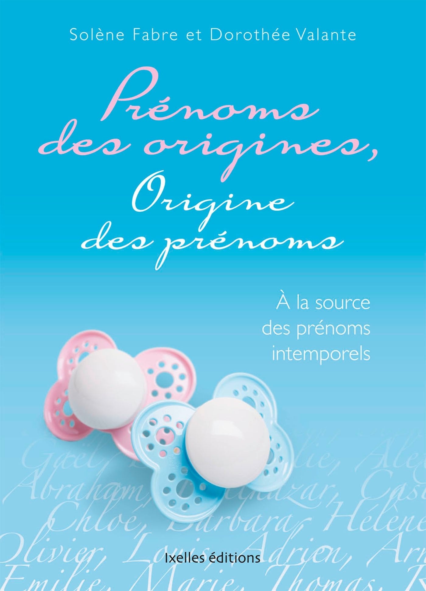 Prénoms des origines, origine des prénoms book