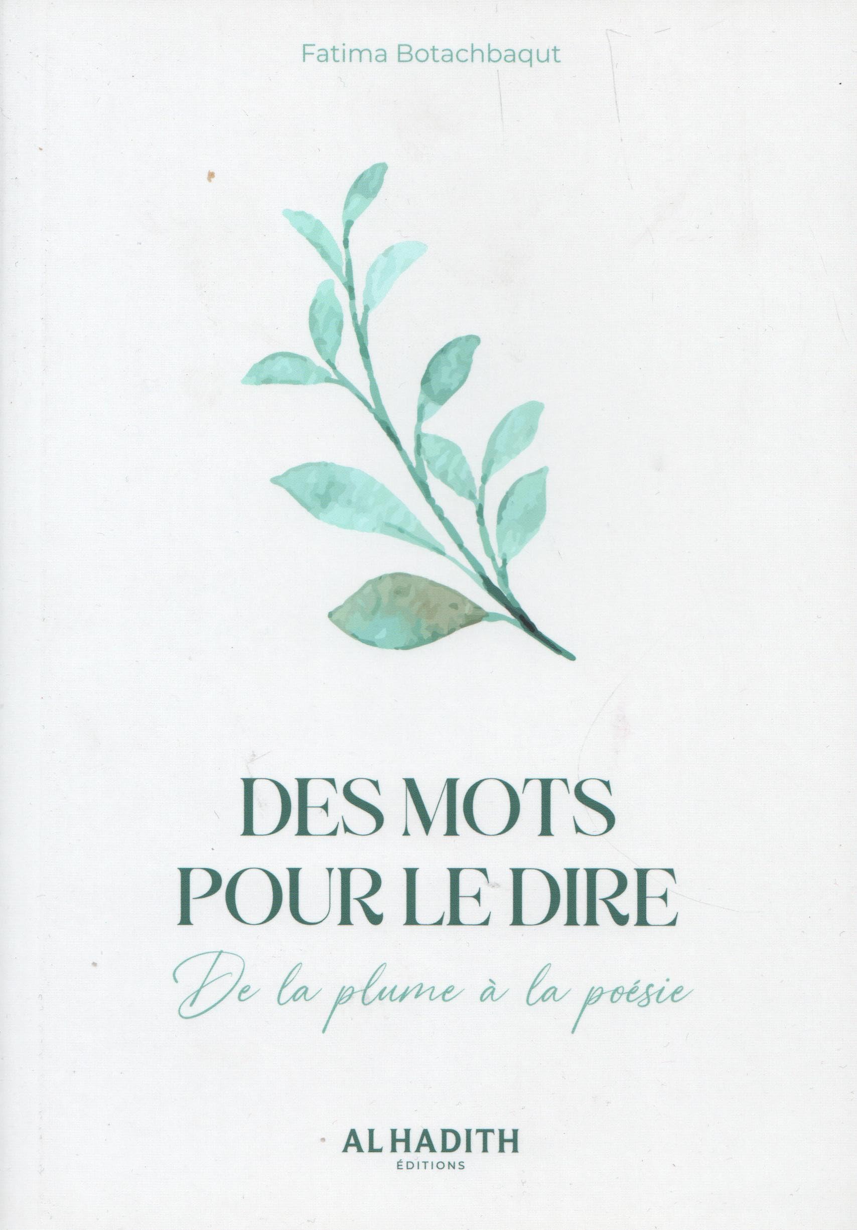 DES MOTS POUR LE DIRE - DE LA PLUME À LA POÉSIE book