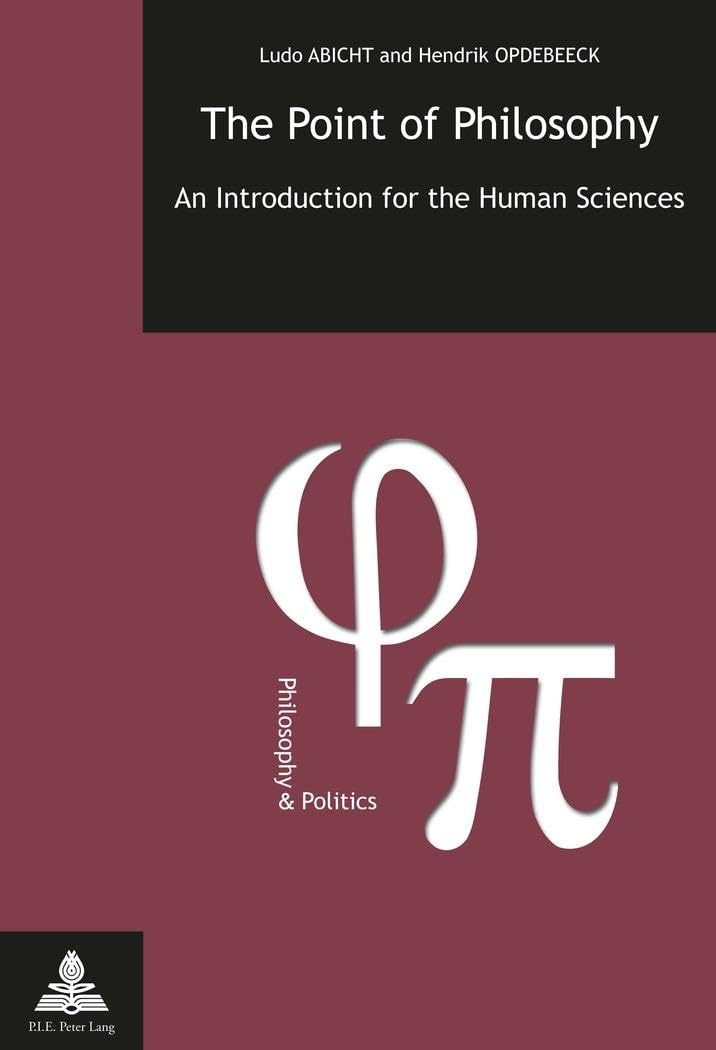 The Point of Philosophy: An Introduction for the Human Sciences book
