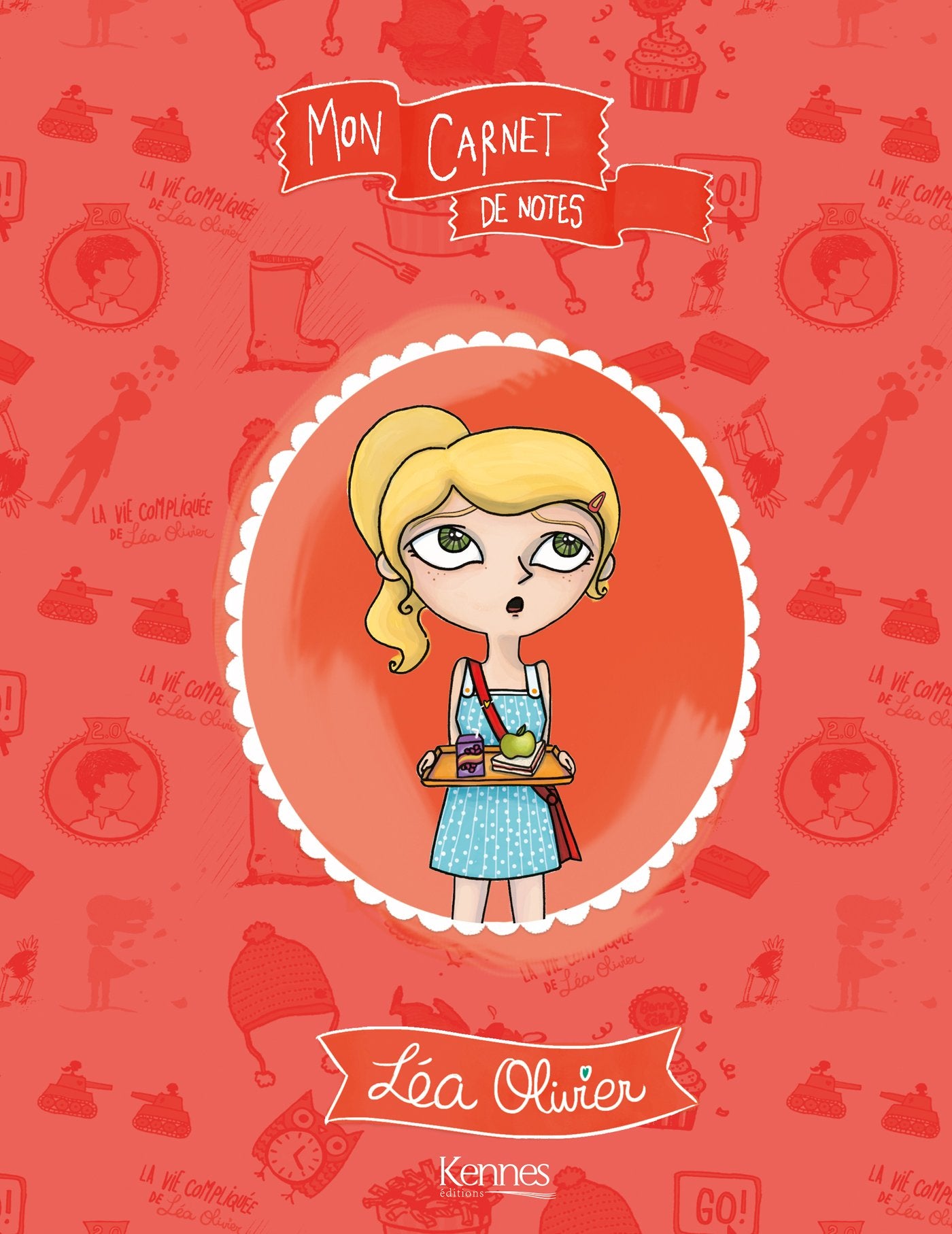 MON CARNET DE NOTES ROUGE LEA OLIVIER: Léa Olivier Books