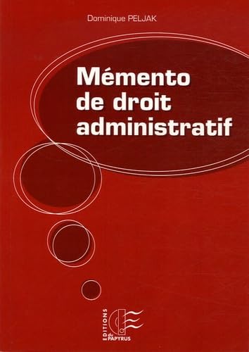 Memento de droit administratif Books