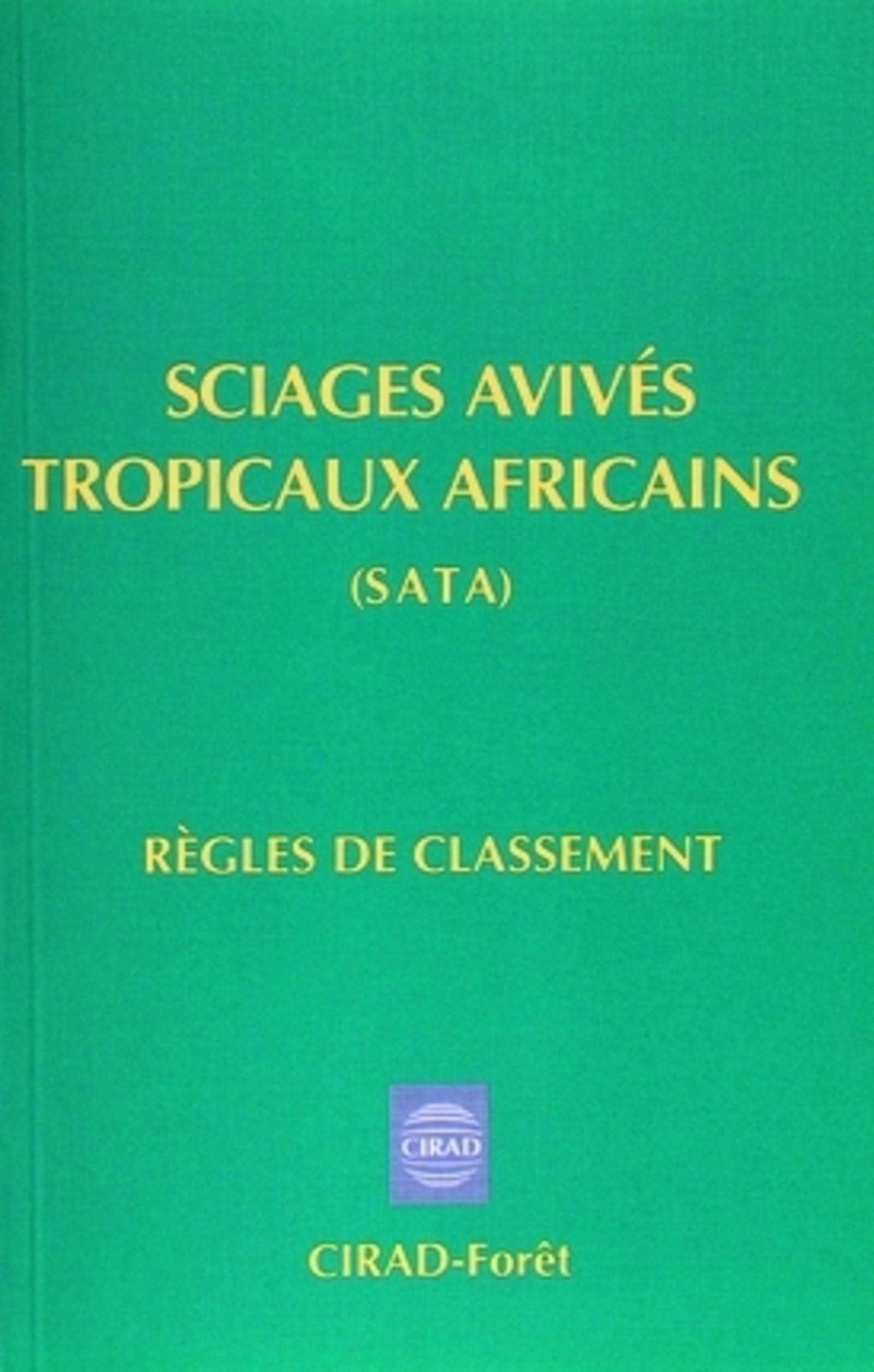 Sciages avivés tropicaux africains: Règles de classement book