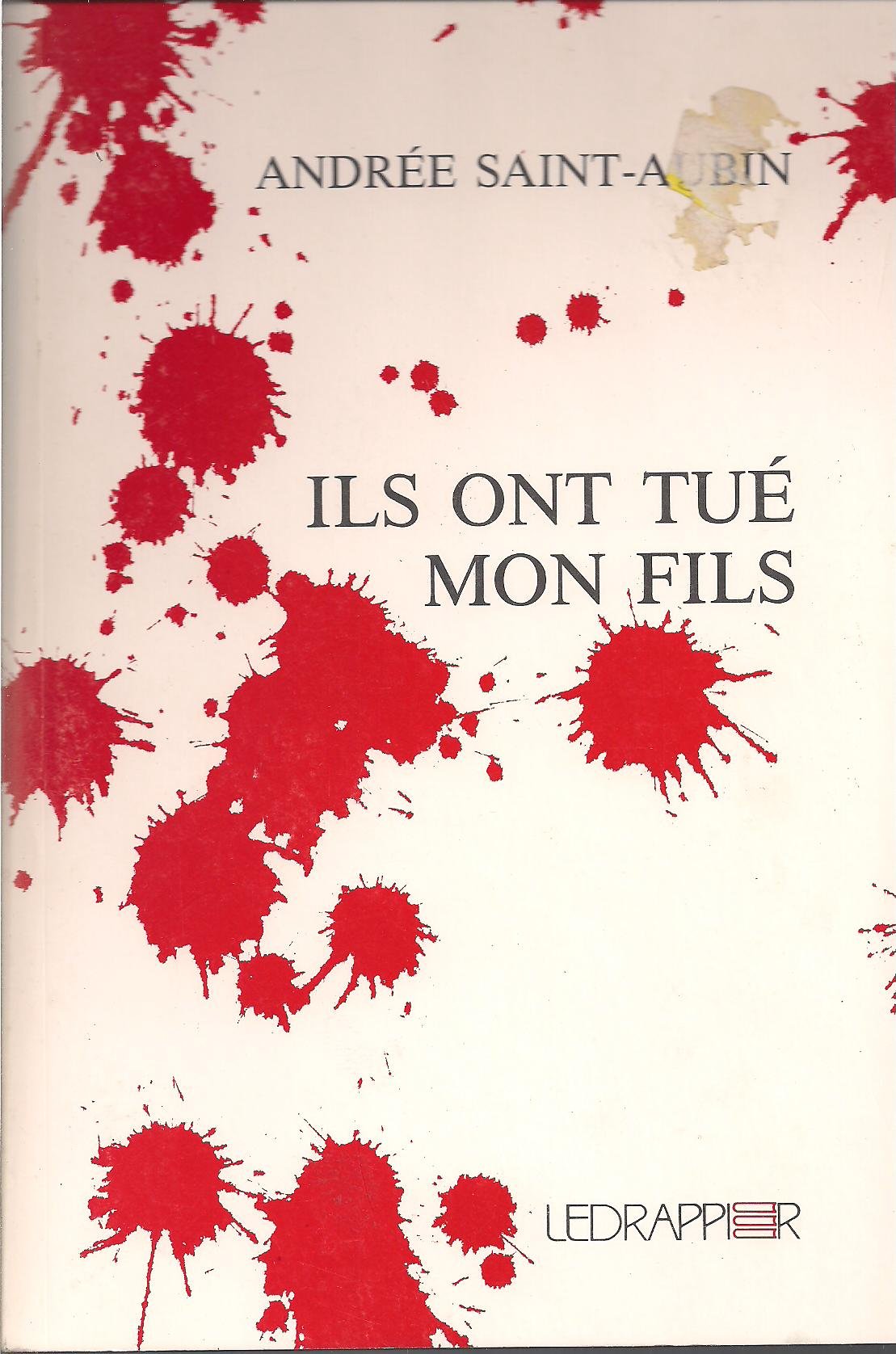 Ils ont tué mon fils book