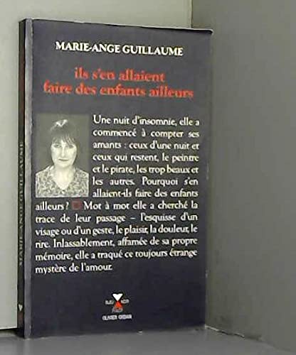 Ils s'en allaient faire des enfants ailleurs book