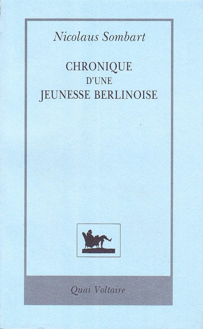 Chronique d'une jeunesse berlinoise: 1933-1943 book