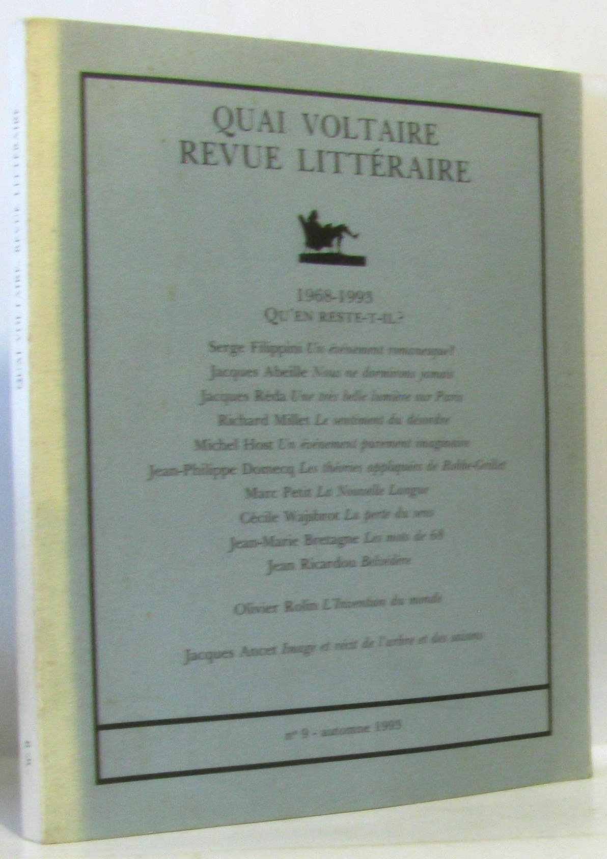 1968/1993, qu'en reste-t-il, numéro 9 book