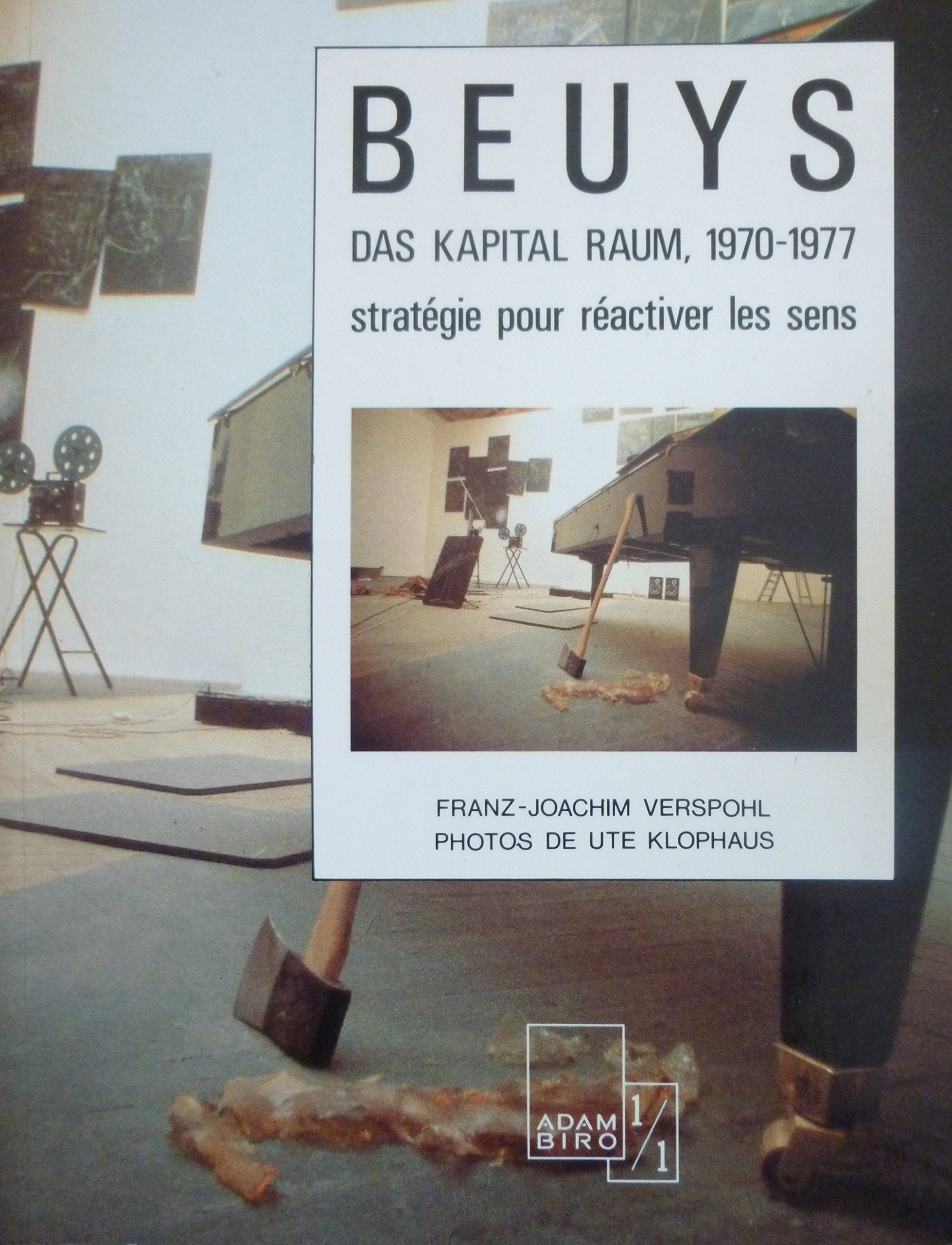 Beuys, das Kapital Raum, 1970-1977 : stratégie pour réactiver les sens Books