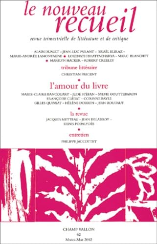 Le Nouveau Recueil, numéro 62 book