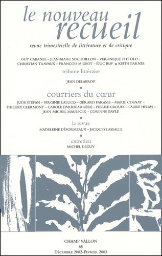 Nouveau recueil (Le), n° 65 book