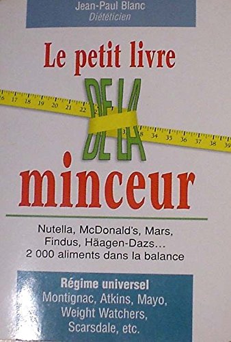 Le petit livre de la minceur book