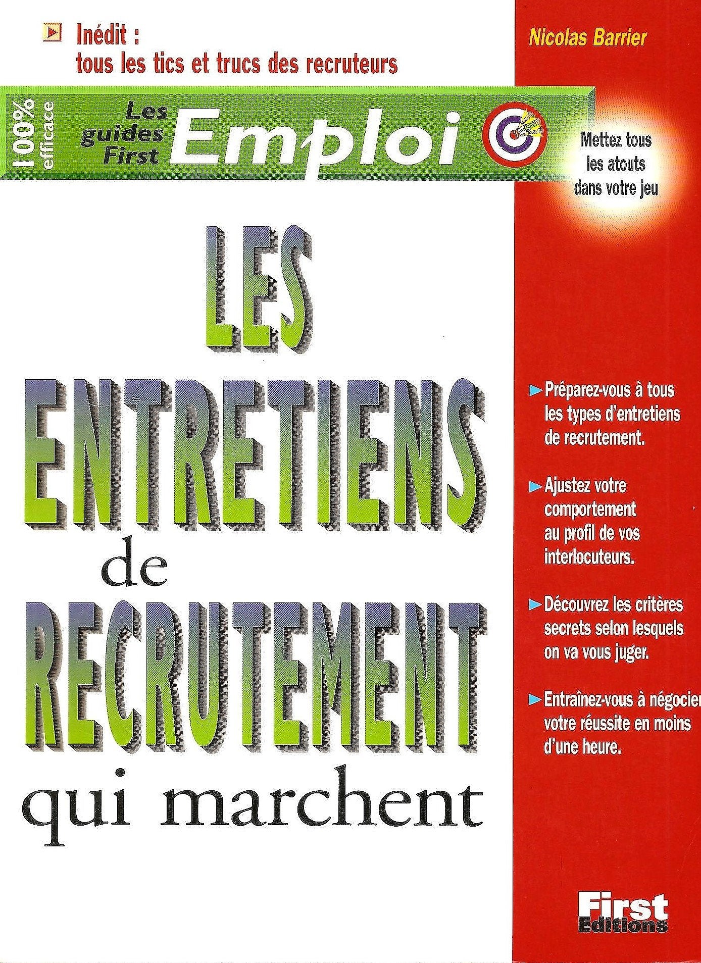 Les entretiens de recrutement qui marchent book