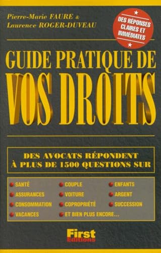 Guide pratique de vos droits, éd.1999 book