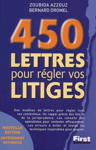 450 Lettres Pour Regler Vos Litiges book