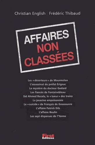 Affaires non classées: Tome 1 Books
