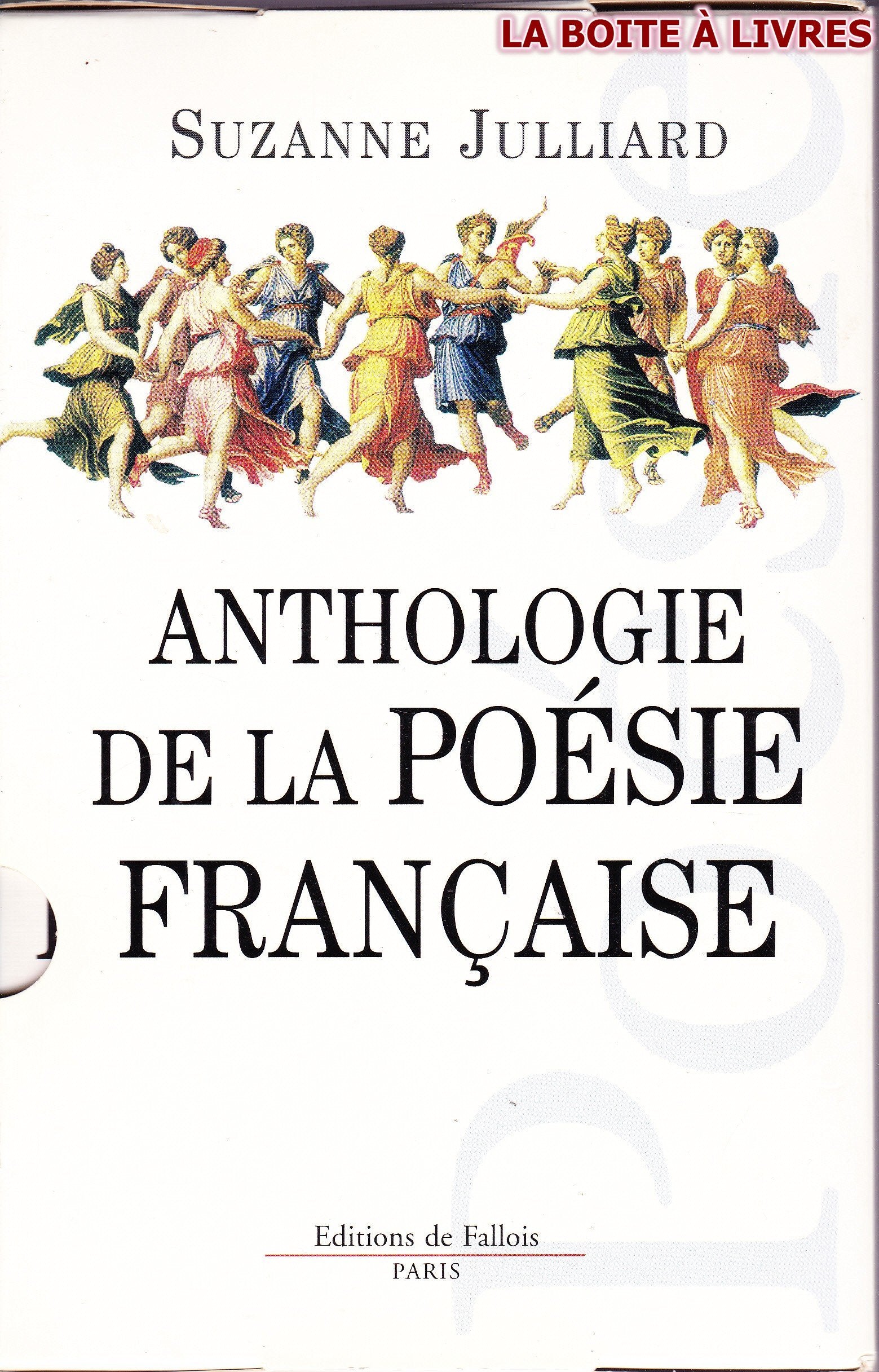 Anthologie de la poesie francaise Poetry