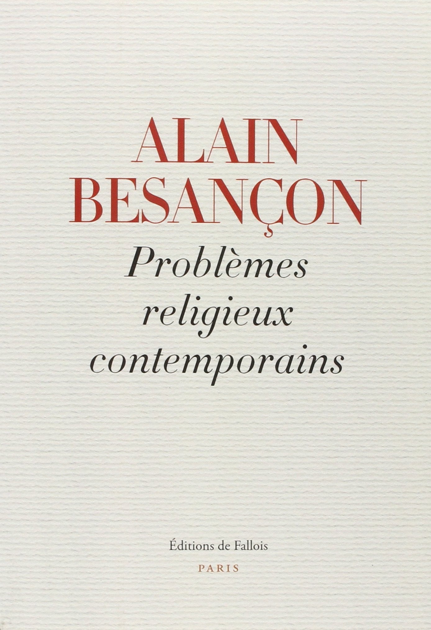 Problèmes religieux contemporains book