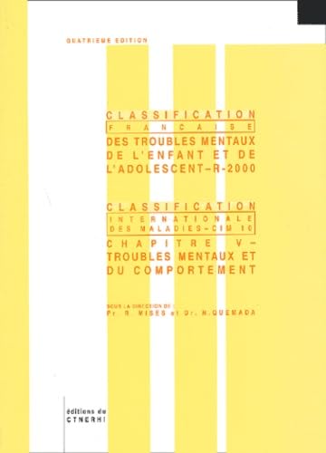 Classification française des troubles mentaux de l'enfant et de l'adolescent book