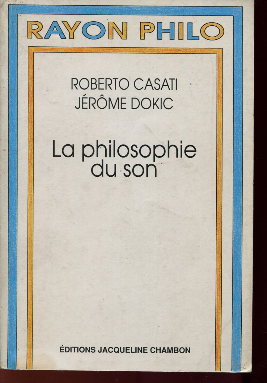 Essai sur la philosophie du son book