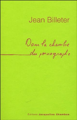 DANS LA CHAMBRE DU PORNOGRAPHE book