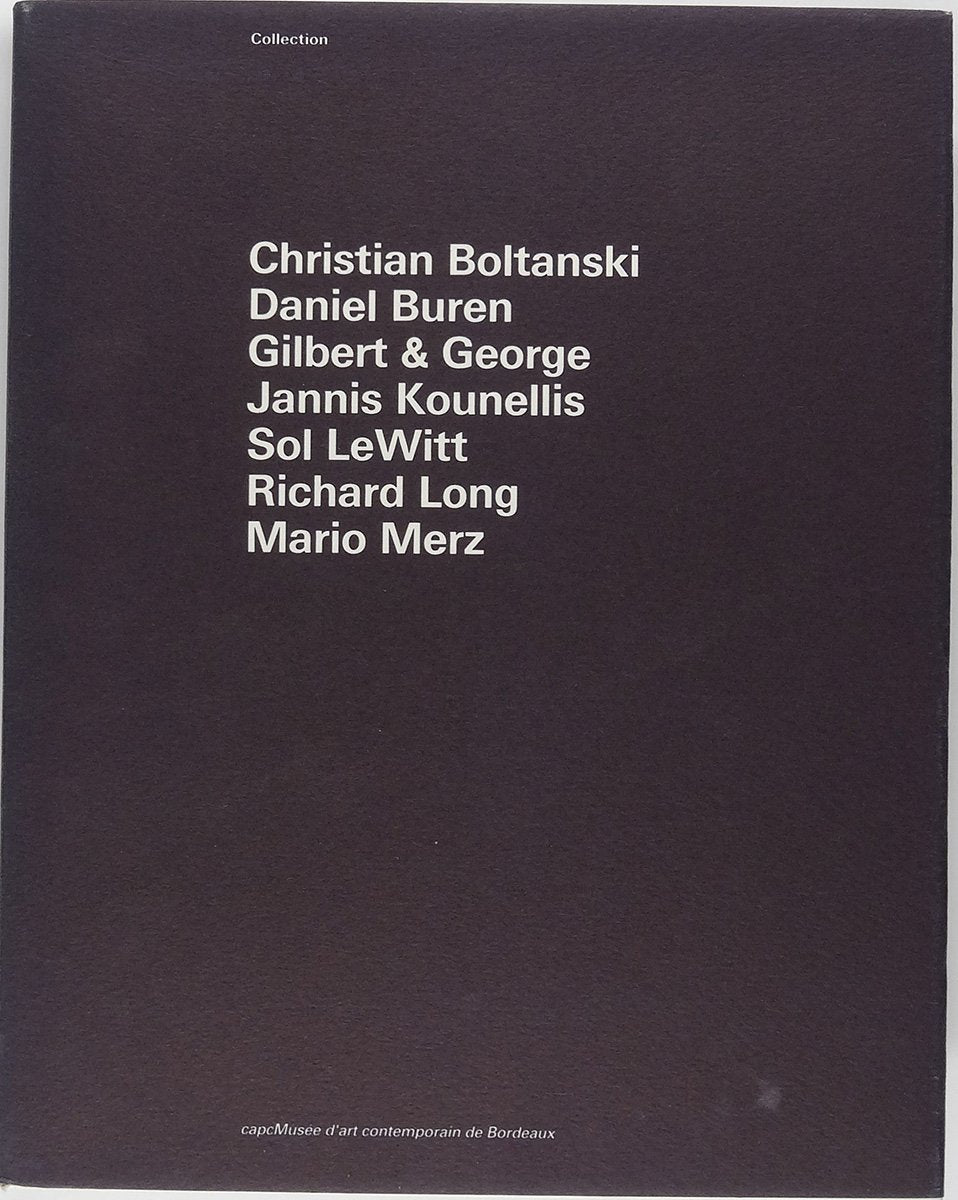Christian boltanski, daniel buren, gilbert & george, jannis kounellis, sol lewit Books