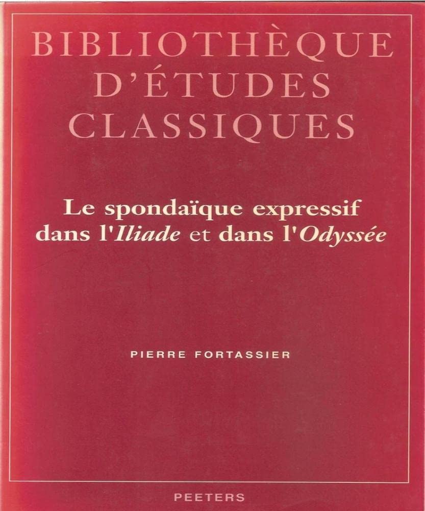 Le spondaïque expressif dans l'Iliade et dans l'Odyssée Books