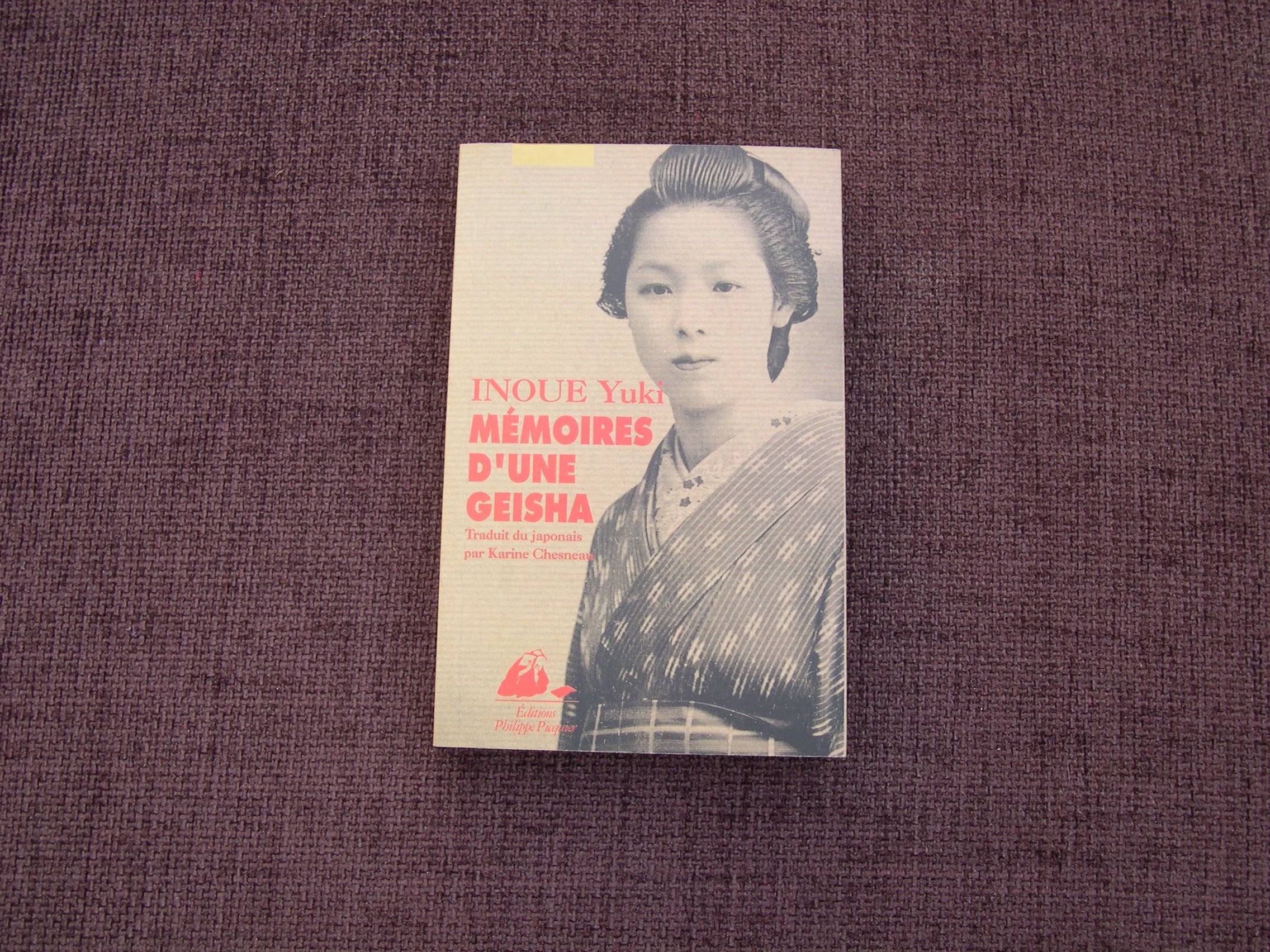 Mémoires d'une geisha book