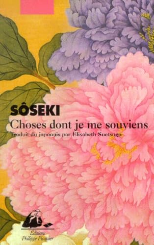 Choses dont je me souviens Books