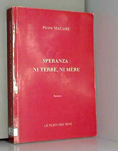 Product Image: Speranza, ni terre, ni mère
