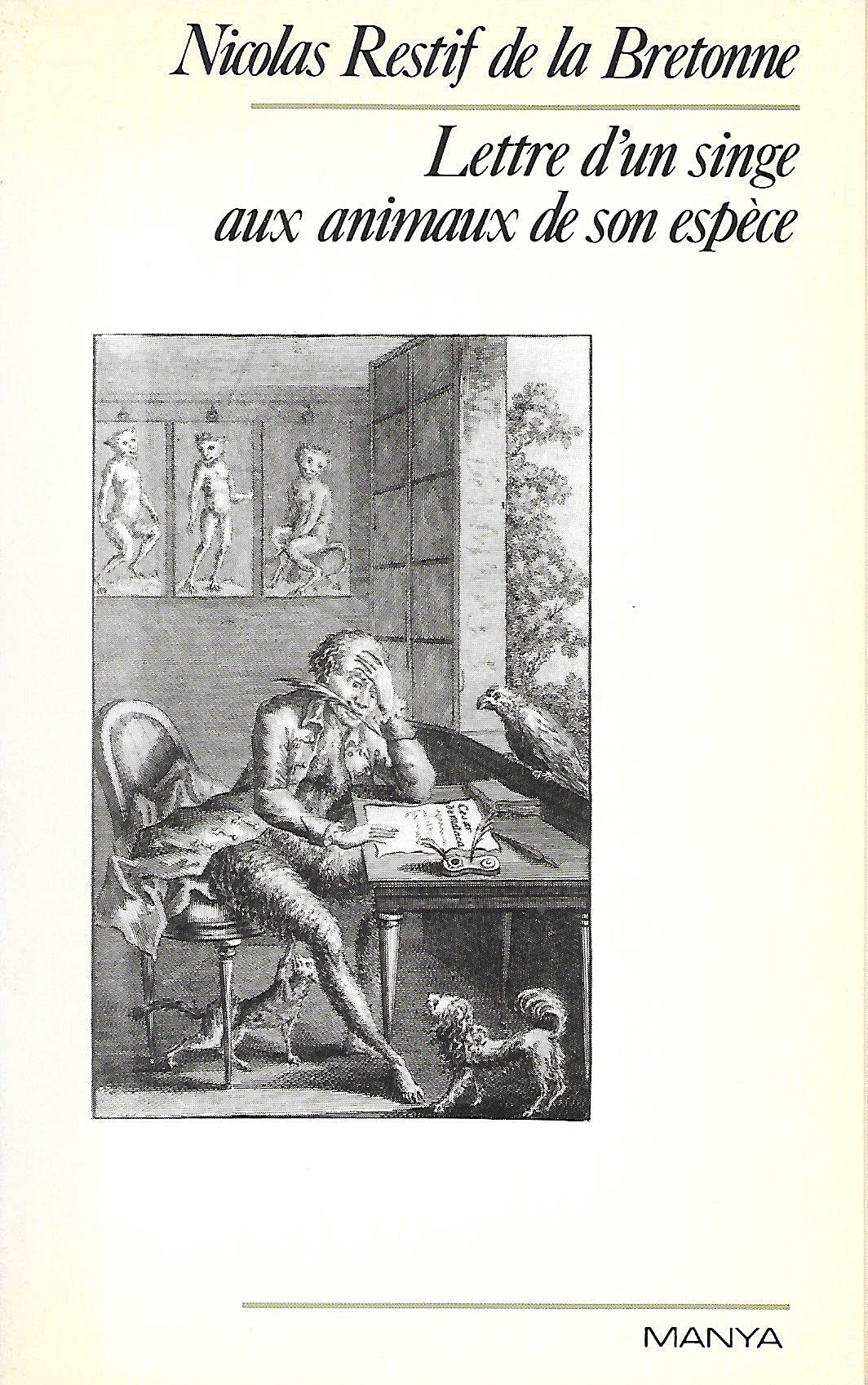 Lettre d'un singe aux animaux Books