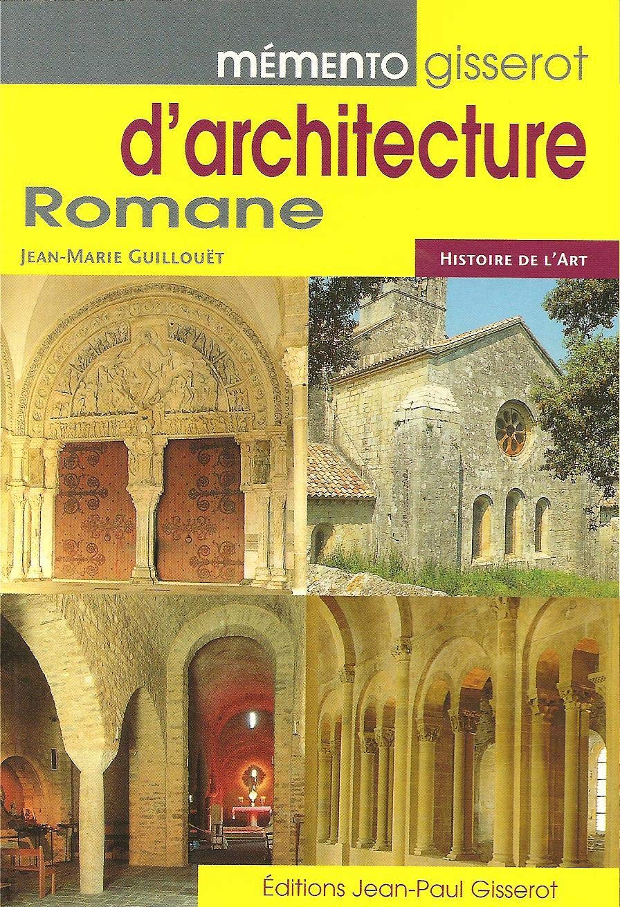 Memento Gisserot d'Architecture Romane Reference Books