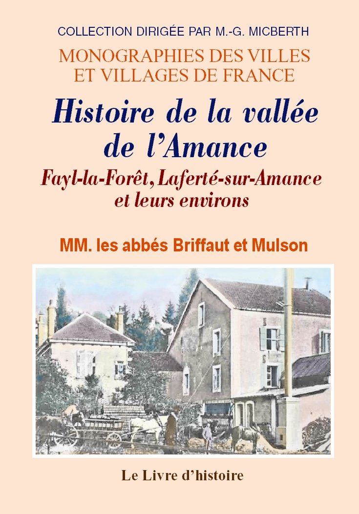 Histoire de la vallée de l'Amance - Fayle-la-Forêt, Laferté-sur-Amance et leurs environs book
