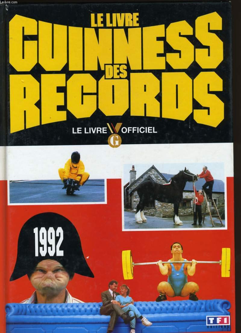 Livre guinness des records 1992 Books