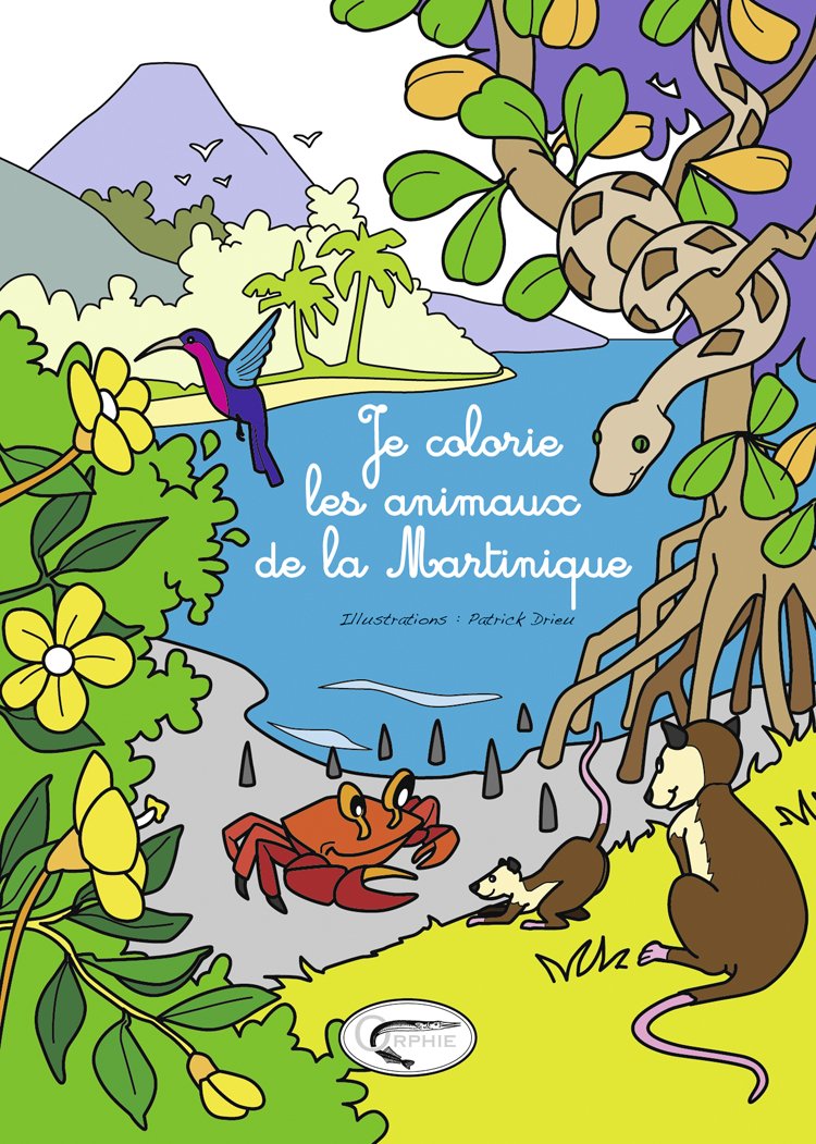 Je colorie les animaux de la martinique book