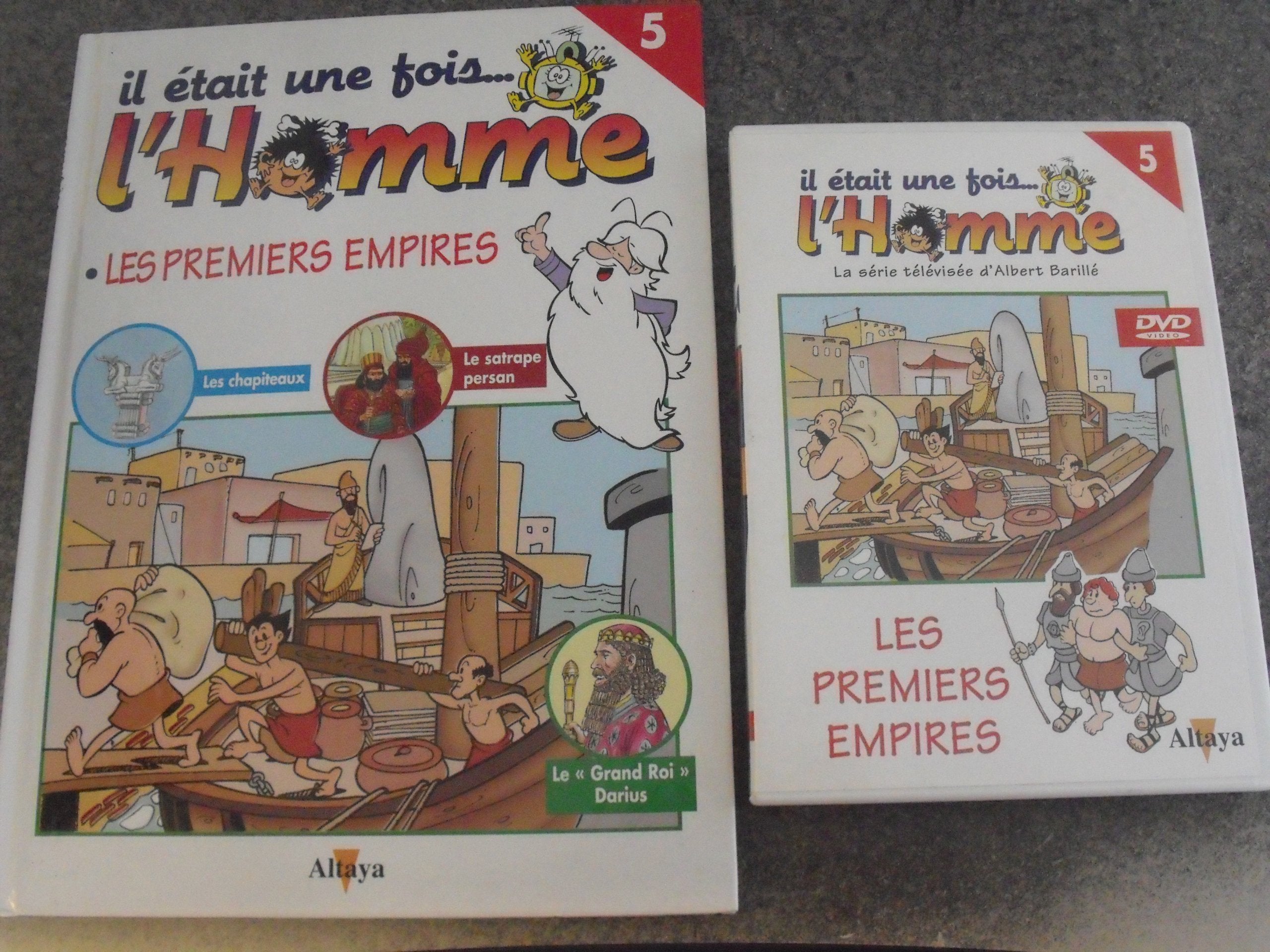 Il etait une fois l homme N°5 les premiers empires livre +dvd dvd