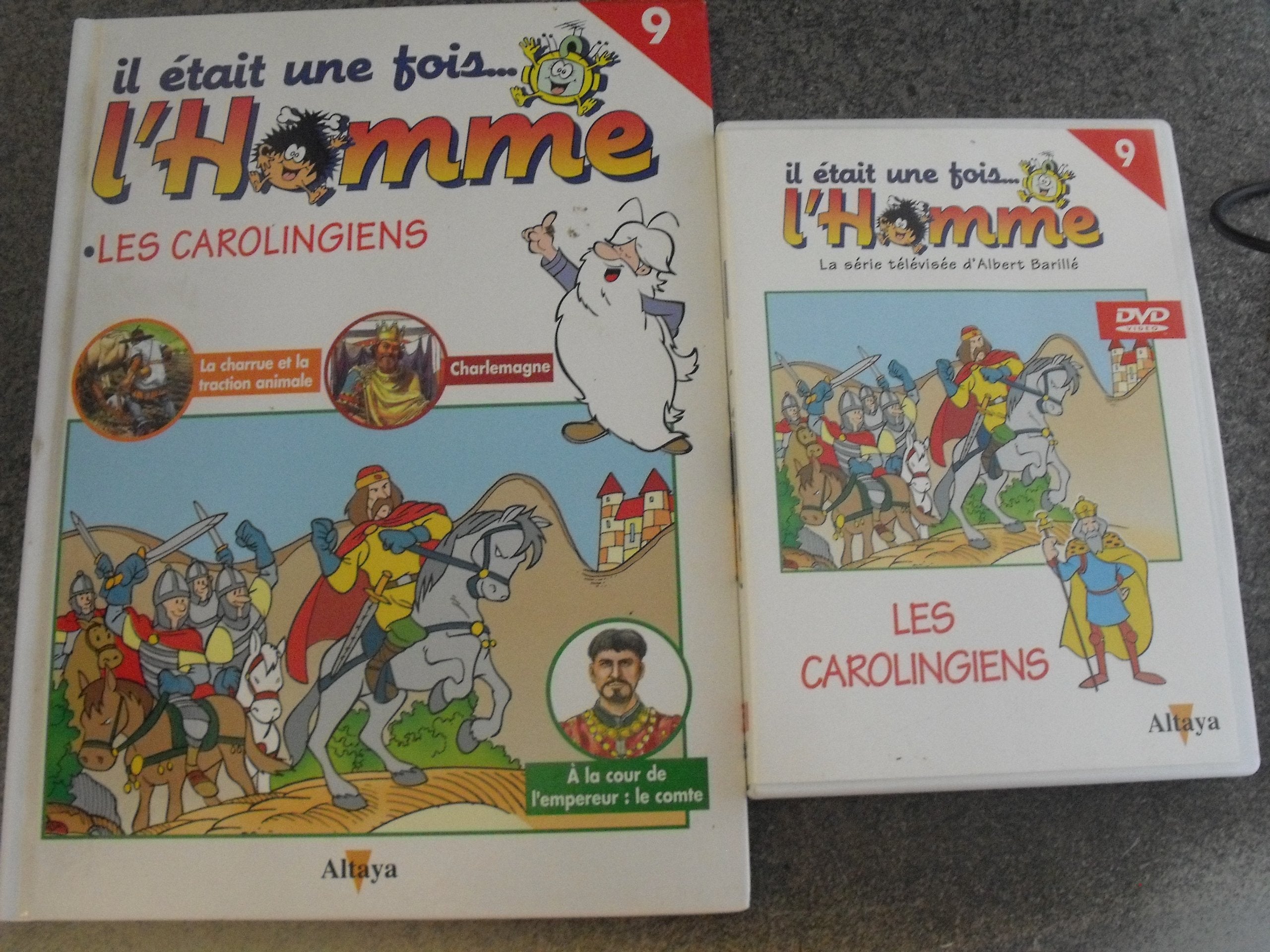 Il etait une fois l homme N°9 les Carolingiens livre +dvd book