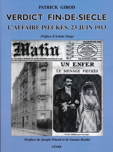 Verdict fin-de-siècle: L'affaire Poeckès, 23 juin 1913 book