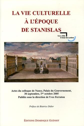 La vie culturelle à l'époque de Stanislas Books