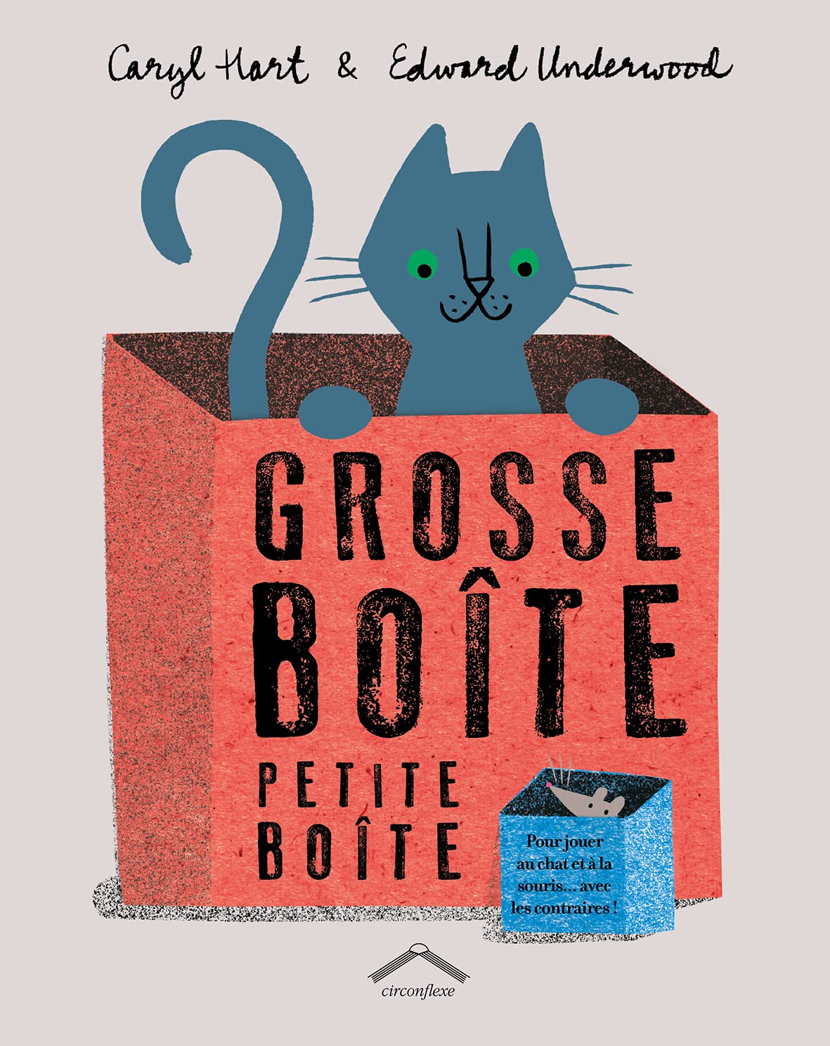 Grosse boite petite boite: Pour jouer au chat et à la souris avec les contraires ! Children's books