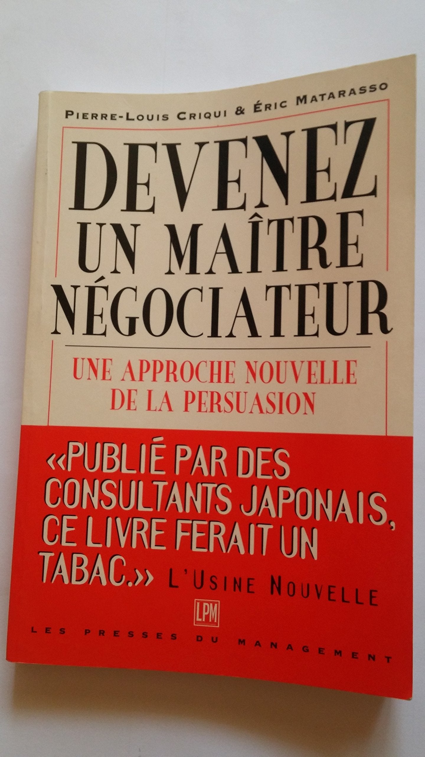 DEVENEZ UN MAITRE NEGOCIATEUR Books