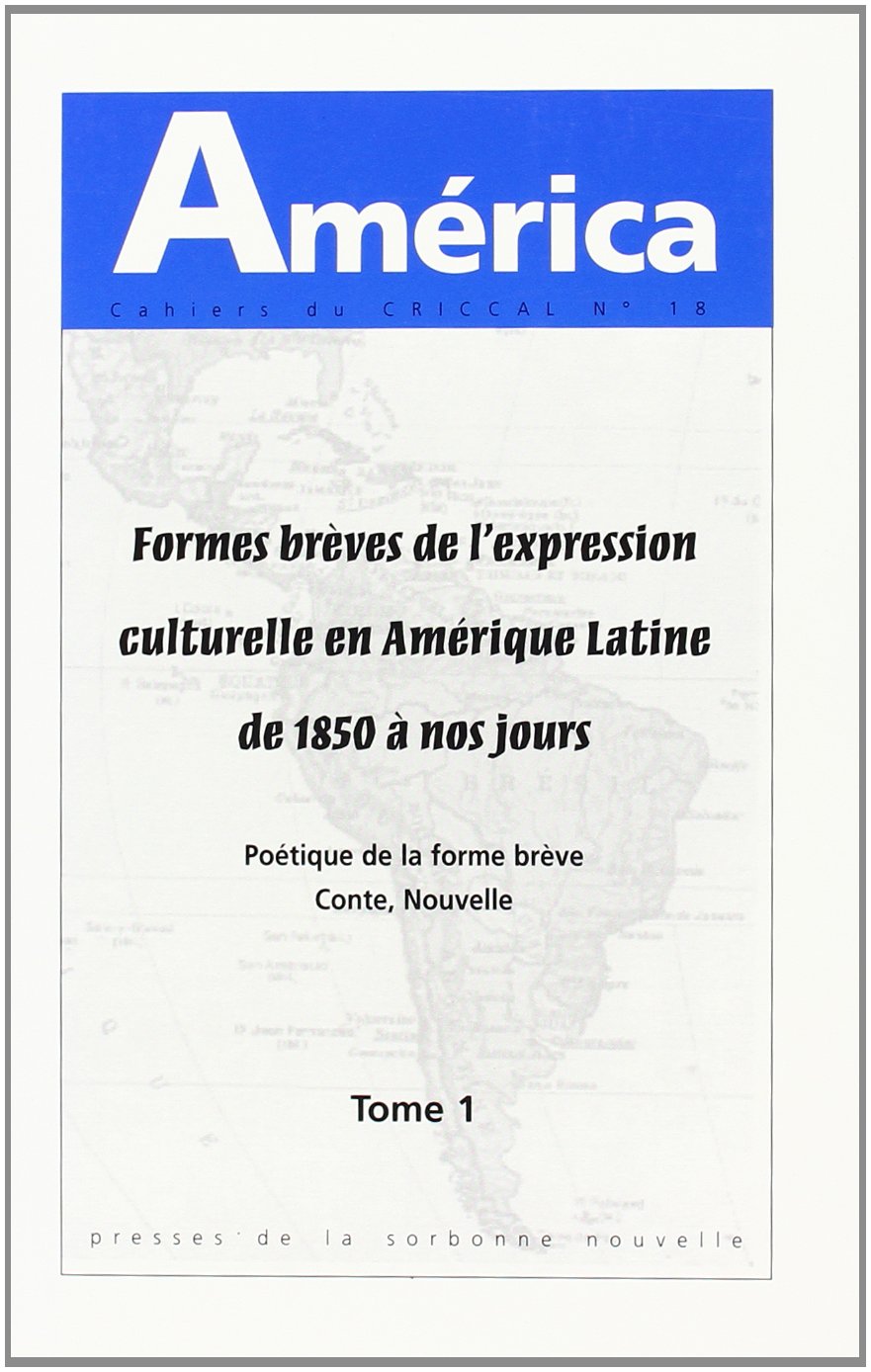 AMERICA, NO 18(1). FORMES BREVES DE L'EXPRESSION CULTURELLE EN AMERIQ book