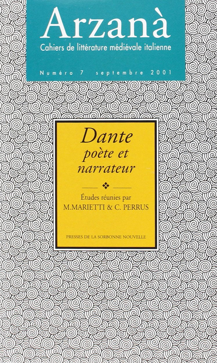 ARZANA. CAHIERS DE LITTERATURE MEDIEVALE ITALIENNE, NO 07/SEPT. 2001. book