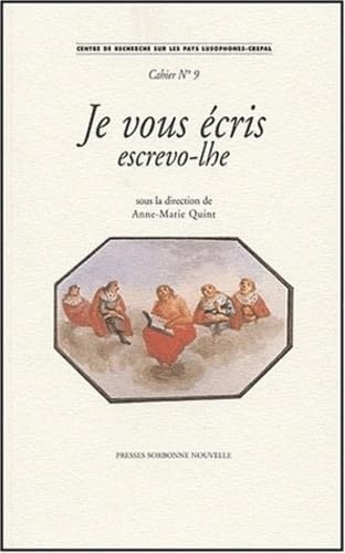 Je vous écris / escrevo - lhe book